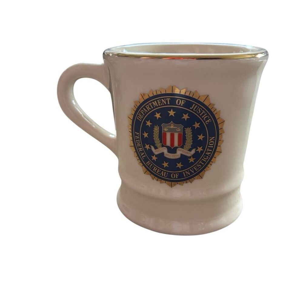 Department Of Justice Federal Bureau Of Investigation Ceramic Mug